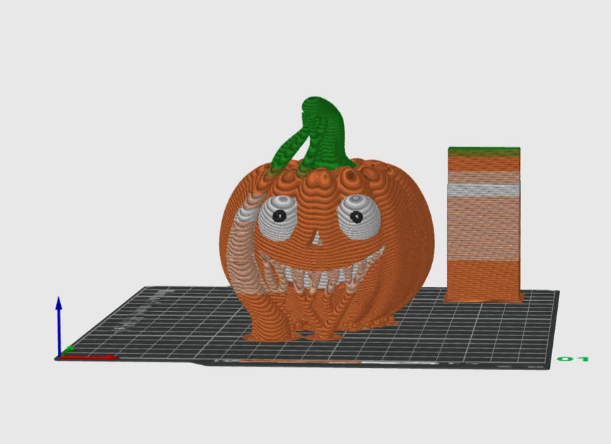 Mô hình Bí ngô Cười (Cute Smiling Pumpkin) trang trí Halloween dễ thương - Image 9