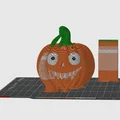 Mô hình Bí ngô Cười (Cute Smiling Pumpkin) trang trí Halloween dễ thương - Thumbnail 9