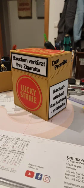 Hộp thuốc lá 150 điếu (Zigarettenschachtel 150st) - Cigarette box 150 pieces - Image 3