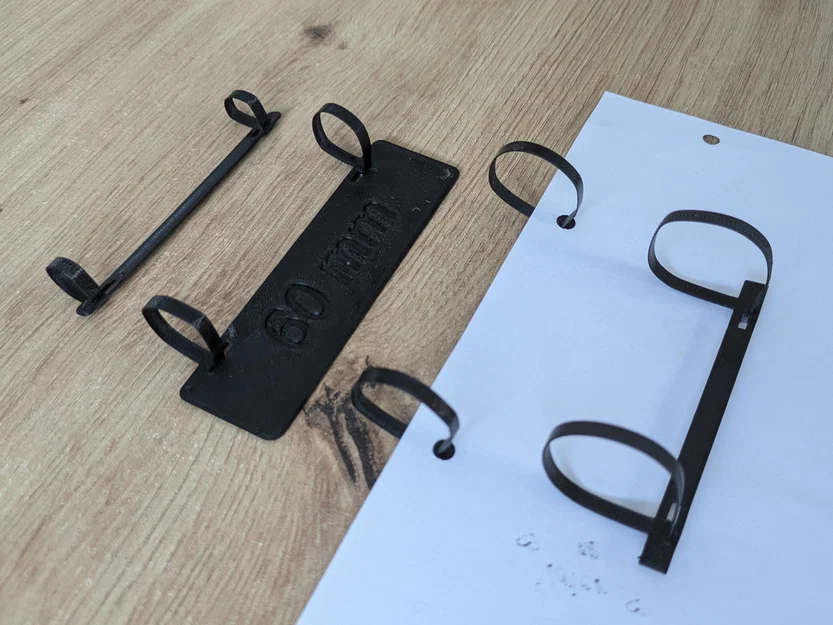 Vòng còng kẹp giấy (Paper binder ring) - Image 1