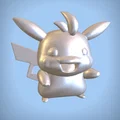 Mô hình 3D Pikachu vui vẻ: File in STL cho người hâm mộ Pokémon - Thumbnail 5