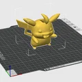 Mô hình 3D Pikachu vui vẻ: File in STL cho người hâm mộ Pokémon - Thumbnail 7