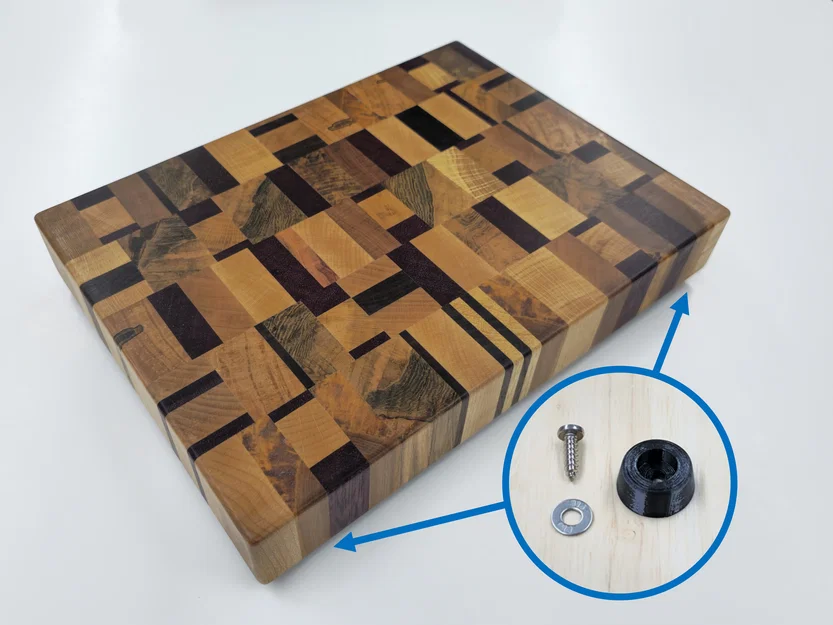 Chân đế thớt – In bằng TPU (Cutting Board Feet) - Image 1