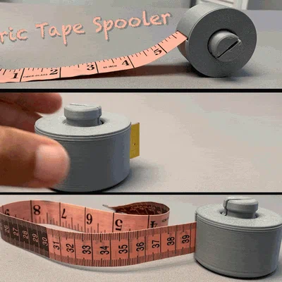 Dụng Cụ Cuốn Thước Dây Vải | Hộp Đựng Thước Đo Mềm