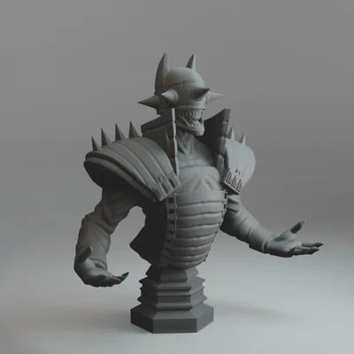 Mô hình tượng bán thân Batman Who Laughs đầy ấn tượng