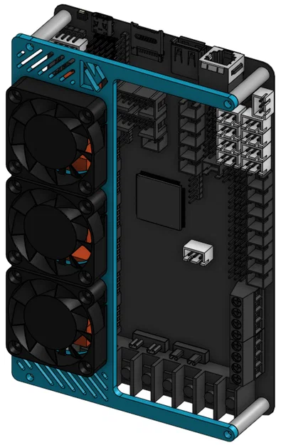 Ốp gió quạt driver cho BigTreeTech Octopus (NonBranded/Voron/ZeroG/LulzBot) - Image 1