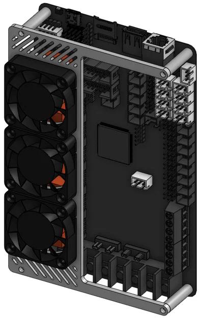 Ốp gió quạt driver cho BigTreeTech Octopus (NonBranded/Voron/ZeroG/LulzBot) - Image 3