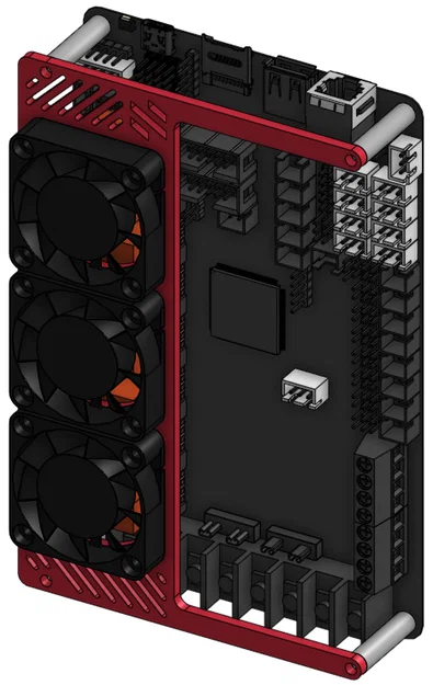 Ốp gió quạt driver cho BigTreeTech Octopus (NonBranded/Voron/ZeroG/LulzBot) - Image 5