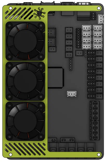 Ốp gió quạt driver cho BigTreeTech Octopus (NonBranded/Voron/ZeroG/LulzBot) - Image 8