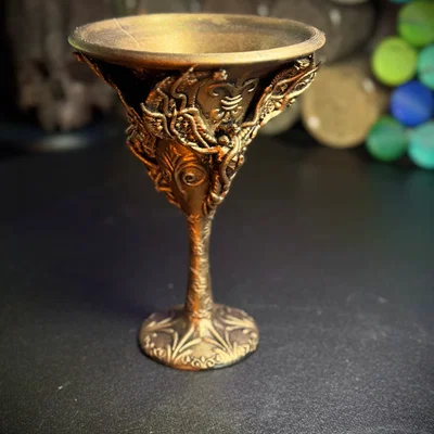 Mô hình 3D chiếc Cốc Thiên Thần Rồng phong cách Gothic độc đáo