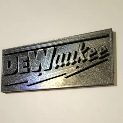 Logo phối hợp DeWALT Milwaukee độc đáo cho fan dụng cụ cầm tay