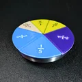 Math Pie Pieces Fraction Circle – Bộ miếng bánh học phân số - Thumbnail 5