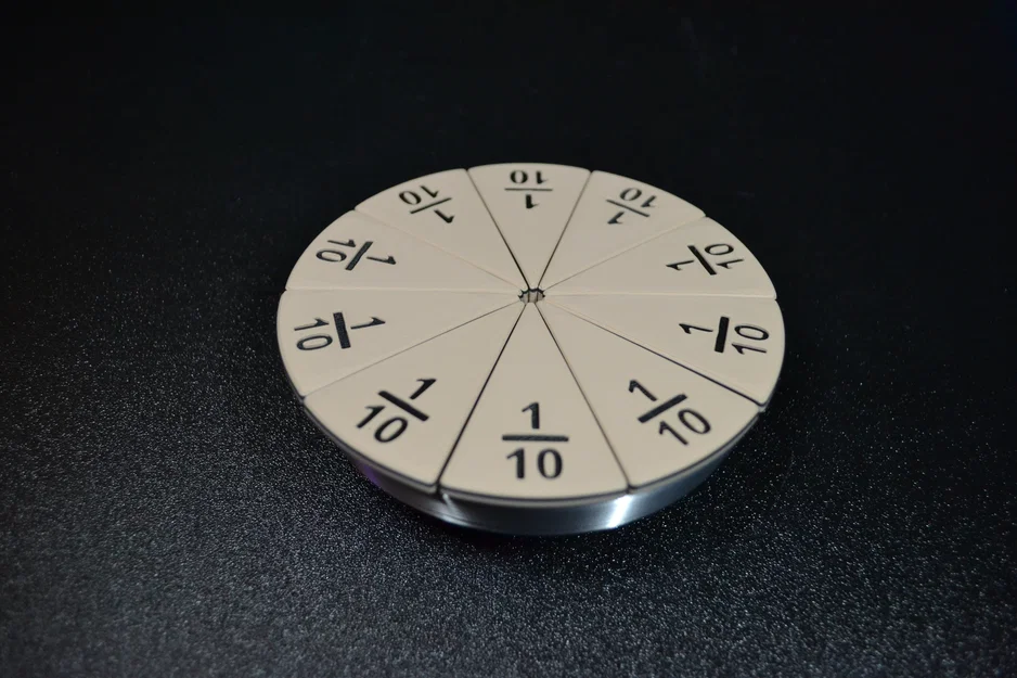 Math Pie Pieces Fraction Circle – Bộ miếng bánh học phân số - Image 7