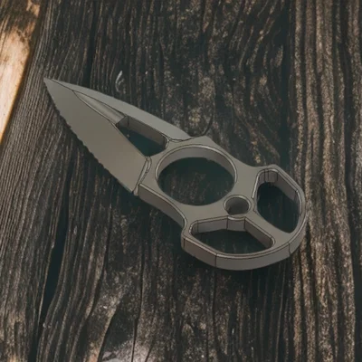 Knuckle Duster Dagger – Dao Dagger Kèm Knuckle Duster 1 Ngón