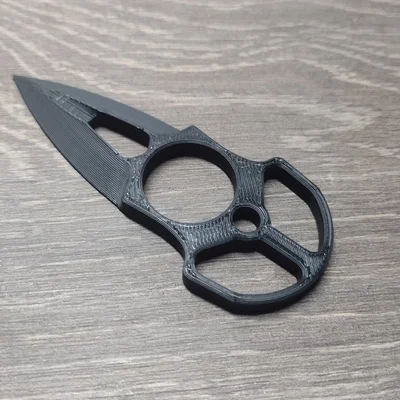 Knuckle Duster Dagger – Dao Dagger Kèm Knuckle Duster 1 Ngón