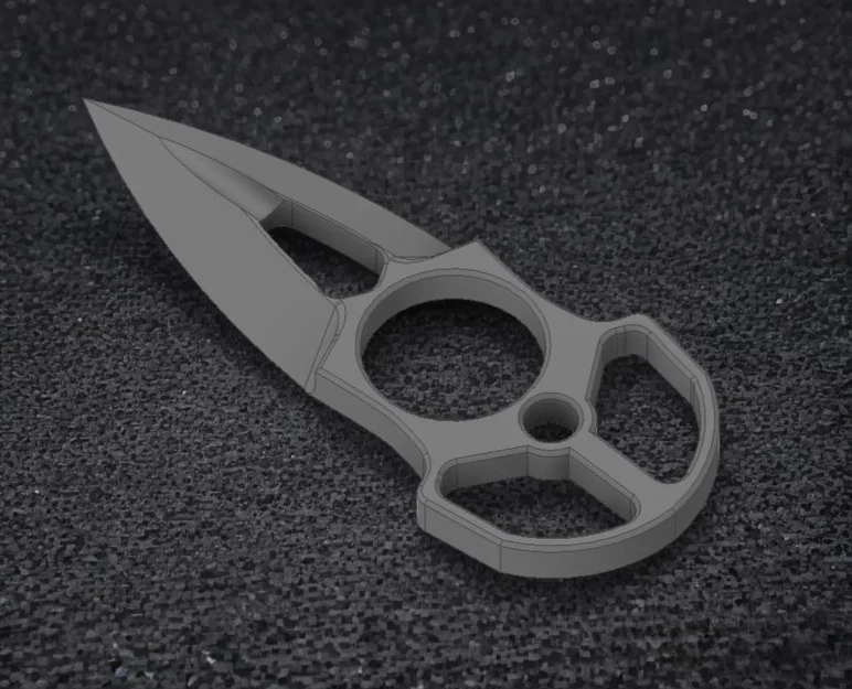 Knuckle Duster Dagger – Dao Dagger Kèm Knuckle Duster 1 Ngón - Image 3