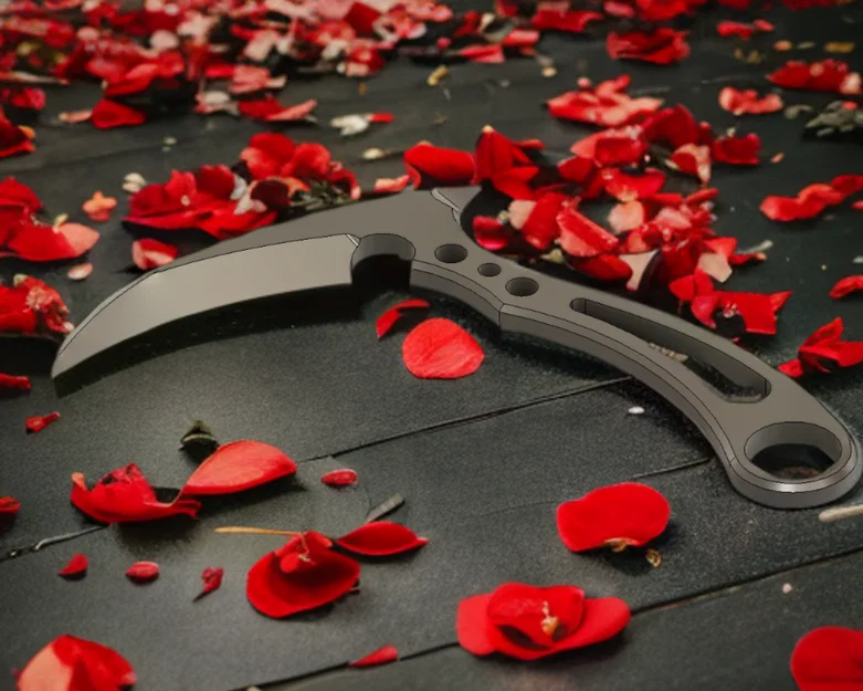 Mô hình liềm cầm tay (Hand Scythe) in 3D cực chất cho Cosplay - Image 1