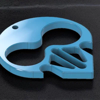 Mặt dây chuyền hình đầu lâu cá tính - Thiết kế in 3D độc đáo