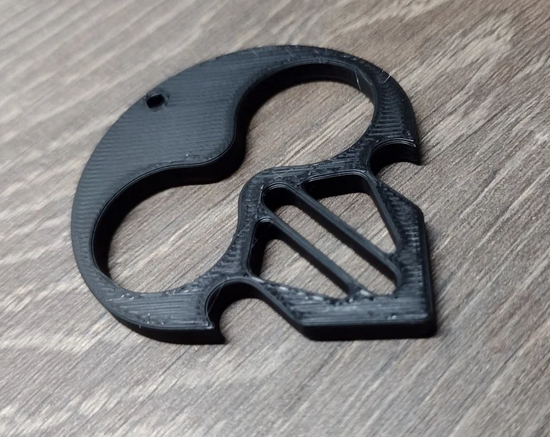 Mặt dây chuyền hình đầu lâu cá tính - Thiết kế in 3D độc đáo - Image 3
