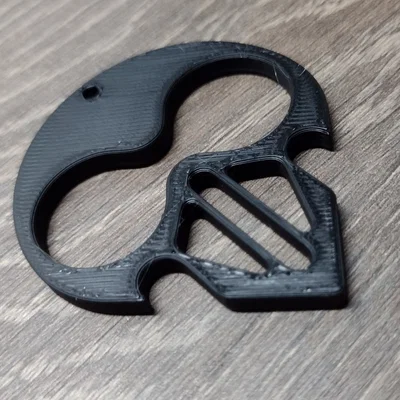 Mặt dây chuyền hình đầu lâu cá tính - Thiết kế in 3D độc đáo