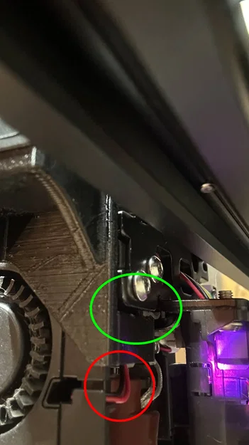 Ngàm/Bracket g-sensor (vibration sensor) cho Ender 3 V3 KE - Image 2