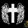 Mô hình 3D Thập tự giá gắn cánh thiên thần (Cross with wings) - Thumbnail 1