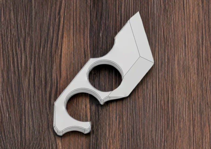 Mini Finger Knife – Dao nhỏ xỏ ngón (scale theo size nhẫn) - Image 1