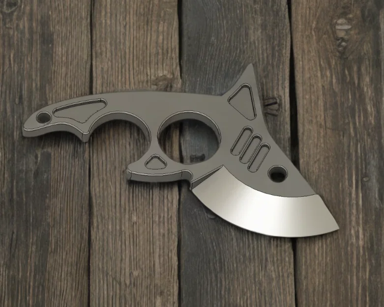 Mô hình Shark Knife - Phụ kiện cosplay độc đáo cho máy in 3D - Image 1