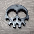 Mặt dây chuyền hình đầu lâu (Skull Knuckle Duster) in 3D cá tính - Thumbnail 2