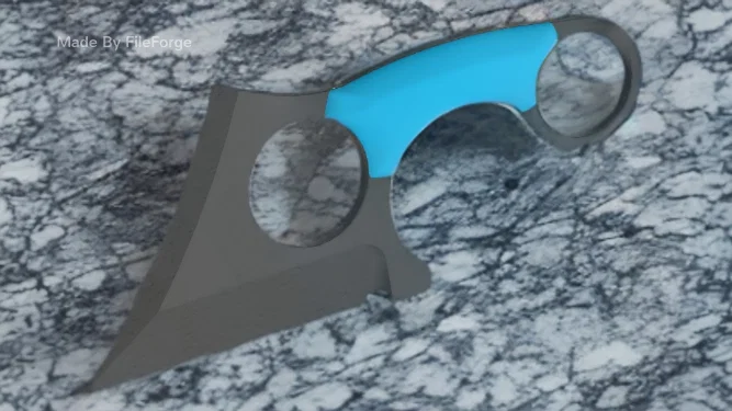 Mô hình dao đa năng Axe Cleaver - Đạo cụ 3D độc đáo - Image 3