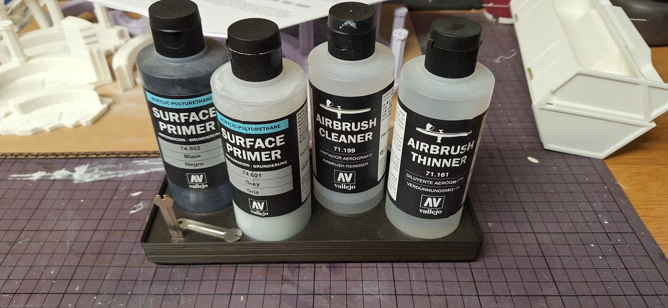 Khay đựng chai sơn Vallejo 200ml hệ Gridfinity gọn gàng - Image 1