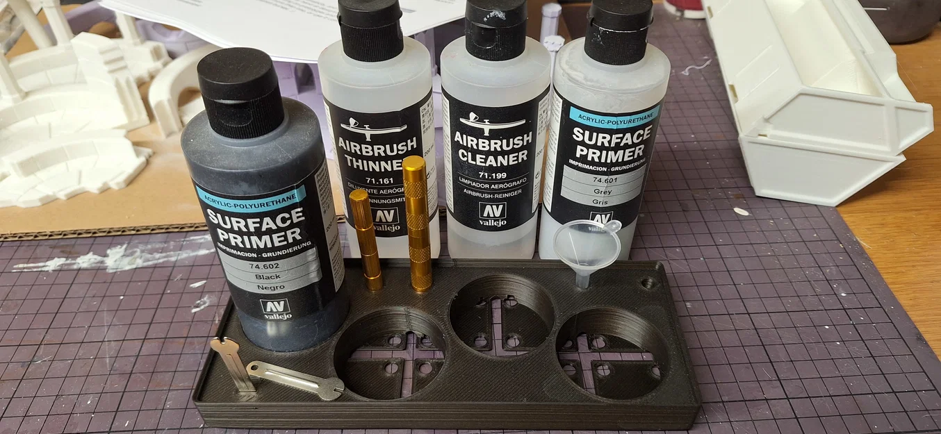 Khay đựng chai sơn Vallejo 200ml hệ Gridfinity gọn gàng - Image 2