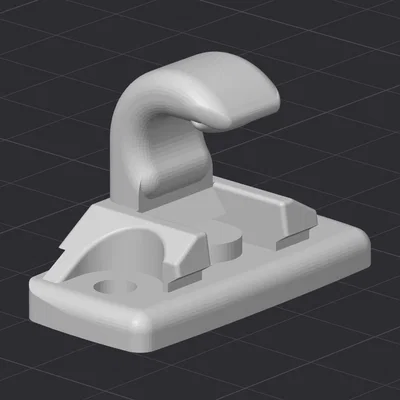 Kẹp thanh chắn nắng Skoda Octavia 1Z (Sun Visor Clip 1Z0857561)