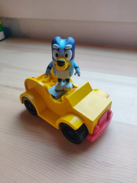 Tấm chuyển Bluey Figurine gắn Duplo/Lego (Adapter Plate) - Image 9