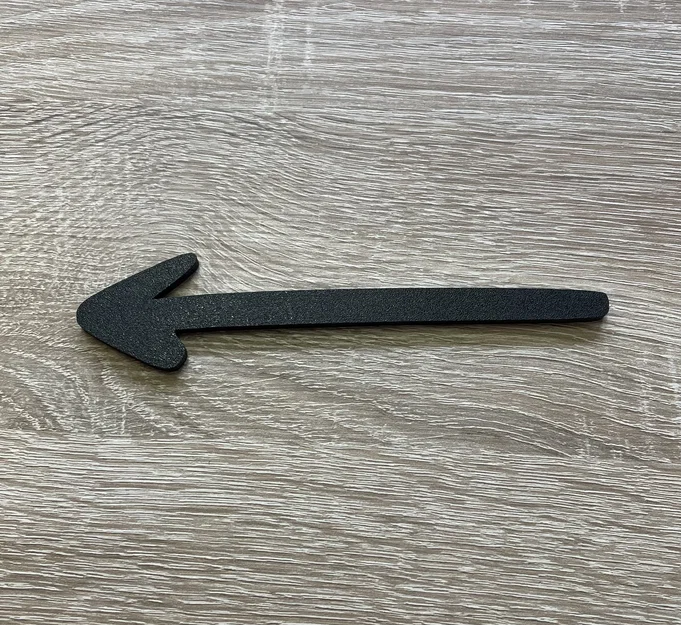 Mẫu mũi tên chỉ hướng 3D phong cách vẽ tay đơn giản - Image 1