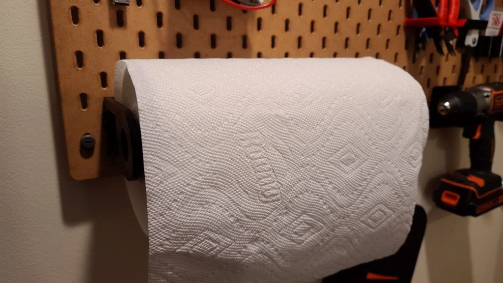 Kệ treo khăn giấy tối ưu - bản IKEA Skadis Pegboard - Image 1