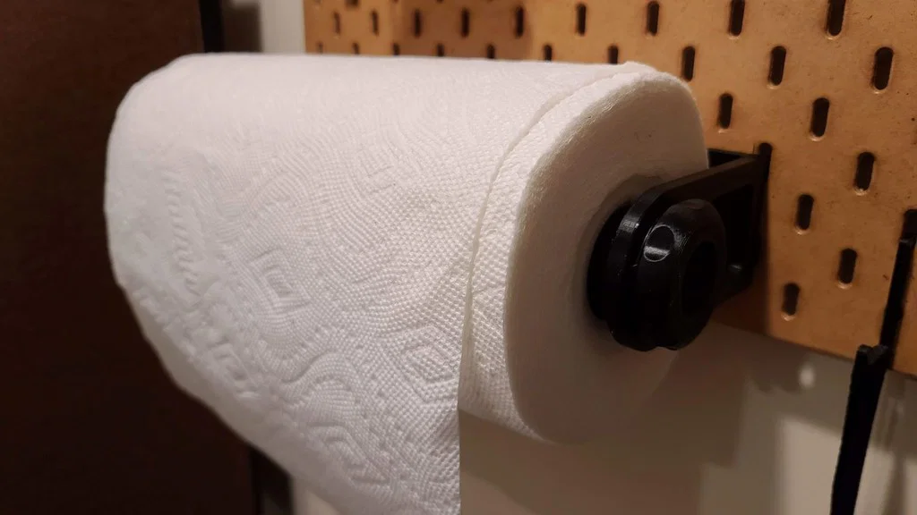 Kệ treo khăn giấy tối ưu - bản IKEA Skadis Pegboard - Image 3