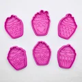 Bộ khuôn cắt bánh quy hình cupcake 3D độc đáo - Thumbnail 2