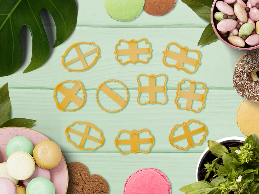 Bộ khuôn cắt bánh quy tạo hình trang trí xinh xắn cho gia đình - Image 1