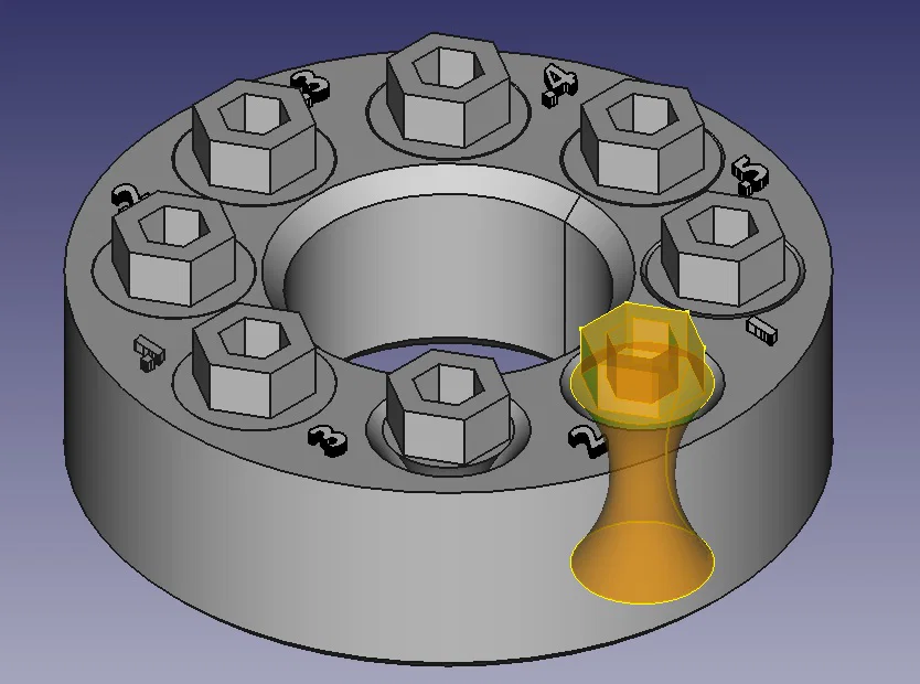 Mẫu kiểm tra độ dung sai (tolerance) cho in 3D Print-in-place - Image 1