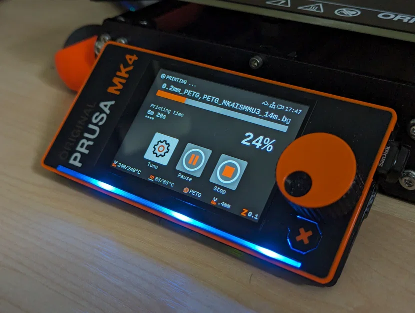 Nắp xLCD phẳng cải tiến cho Prusa MK4(S)/MK3.9(S)/MK3.5(S)/XL - Image 1
