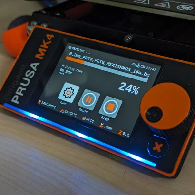 Nắp xLCD phẳng cải tiến cho Prusa MK4(S)/MK3.9(S)/MK3.5(S)/XL