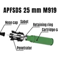Mô hình 3D đạn xuyên giáp APFSDS 25mm M919 chi tiết - Thumbnail 1