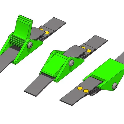Belt Clamp II - Dễ in - Dùng cho nhiều ứng dụng - xem & like các mẫu khác (plce)