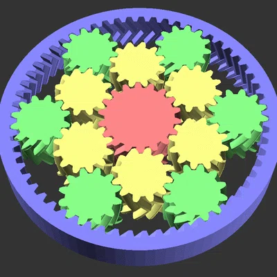 Fidget Gear Phản Trực Giác (The Counterintuitive Gear fidget)