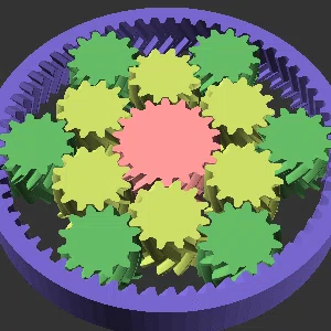 Fidget Gear Phản Trực Giác (The Counterintuitive Gear fidget)