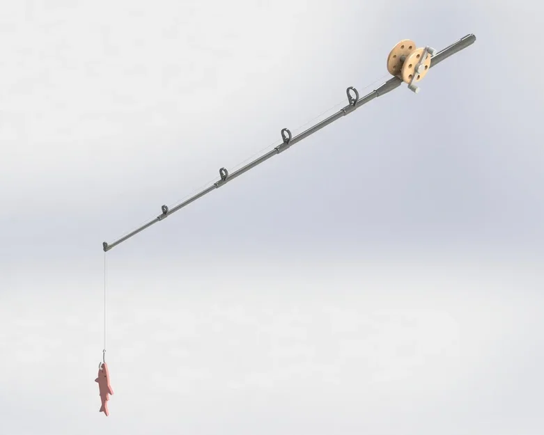 Mô hình cần câu cá in 3D chi tiết và đẹp mắt - Image 1