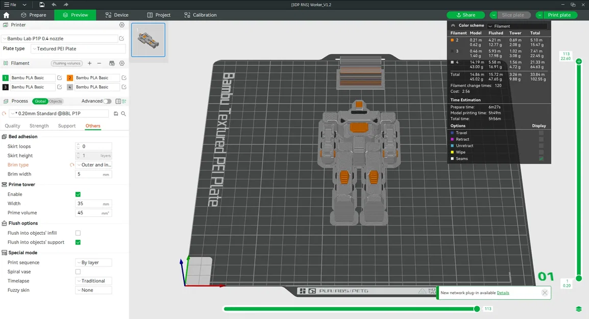 3DP-RNS - Robot print in place - Image 5