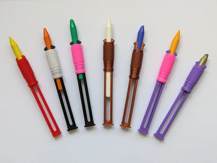 Đầu nối bút sáp (Crayola, Plastidecor và tương tự) - Image 1