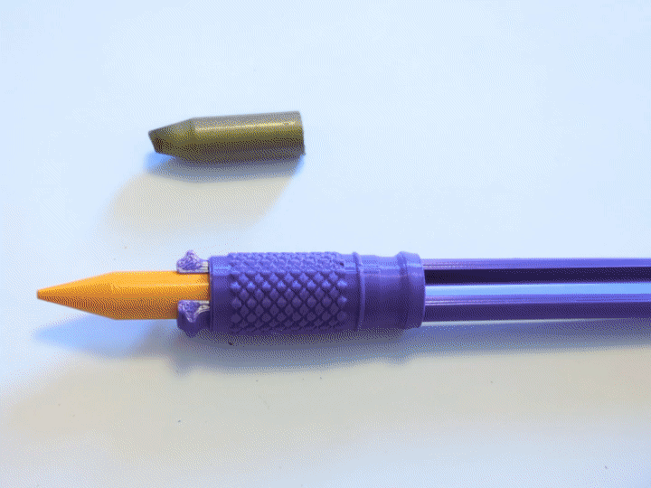 Đầu nối bút sáp (Crayola, Plastidecor và tương tự) - Thumbnail 2